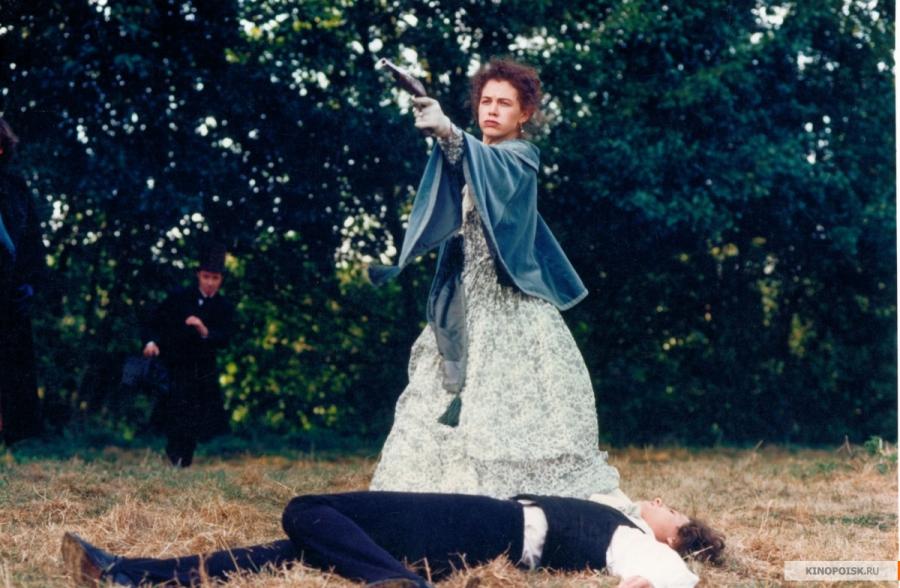 Джуди Дейвис като Жорж Санд в ”Илпромтю”, 1991, реж. Джеймс Лапейн, снимка: kinopoisk.ru