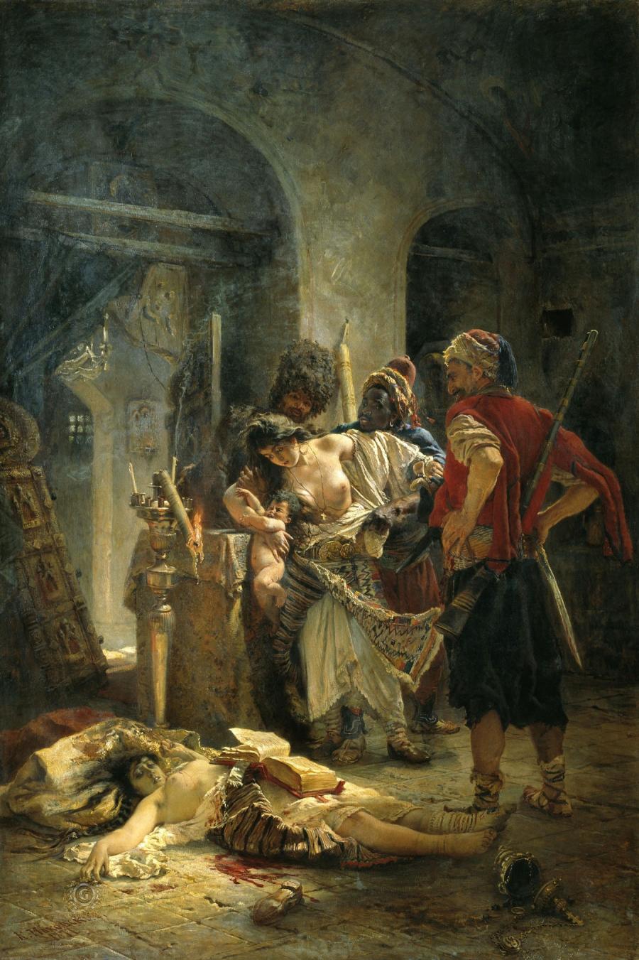 Худ. Константин Маковский. Български мъченици. 1877 г.