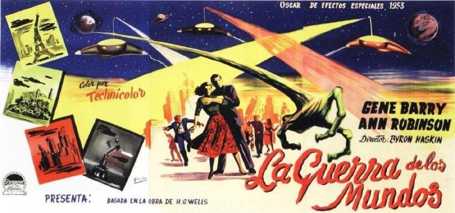 Плакат за филма ”Войната на световете”, 1953, реж. Байрон Хаскин
