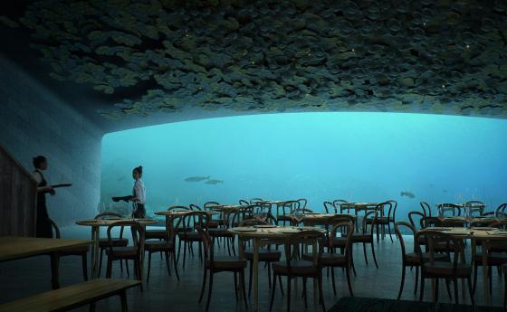 Най-големият подводен ресторант чака първите си посетители