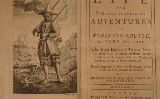 Днес се навършват 300 години от публикуването на „Робинзон Крузо“
