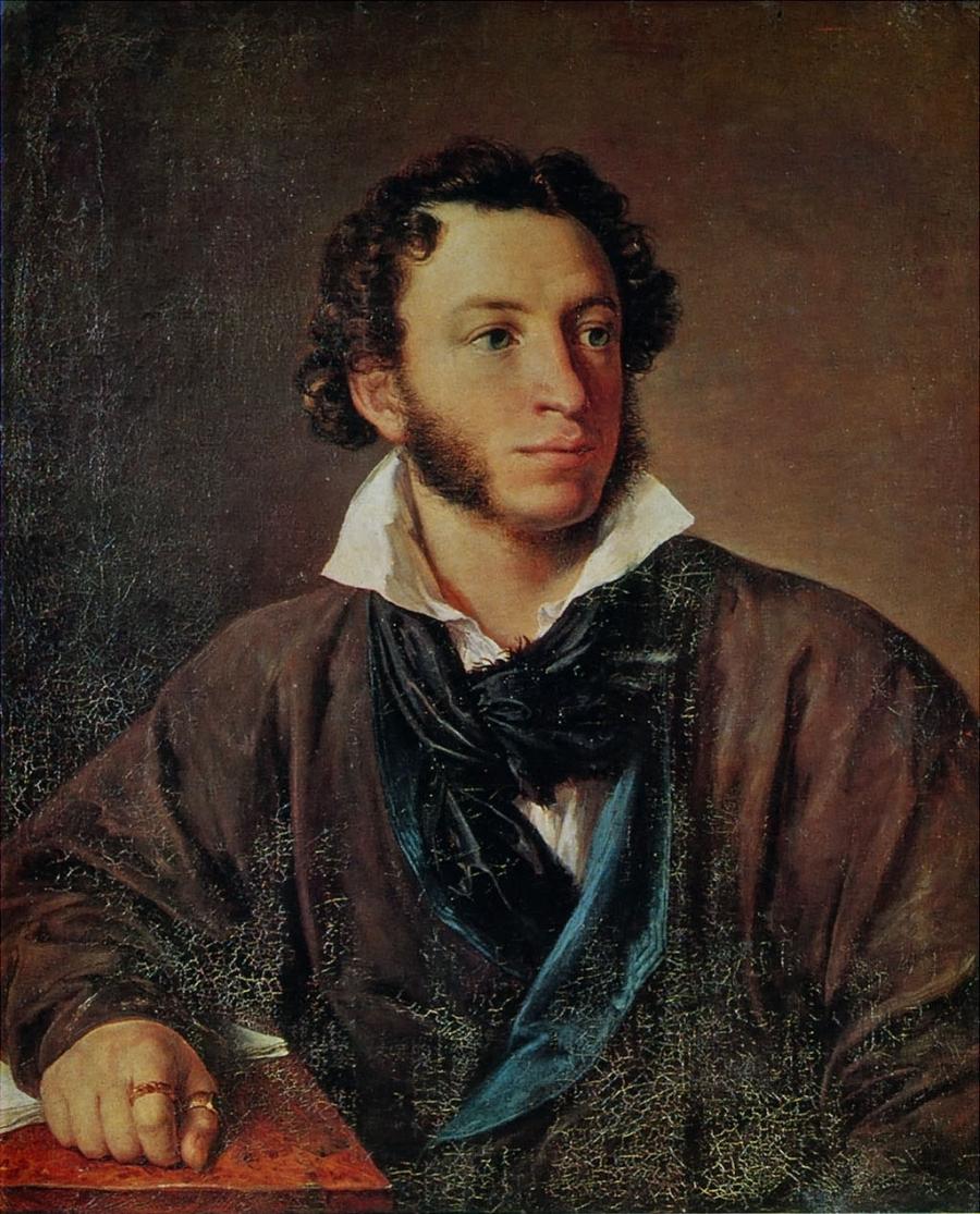 Портрет на Пушкин от Василий Тропинин, 1827