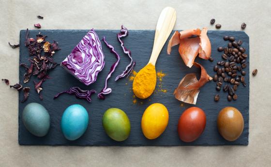 Природните бои за яйца