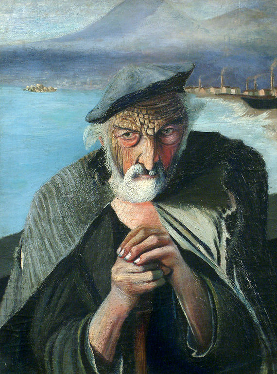 Старият рибар, худ. Тивадар Костка Чонтвари