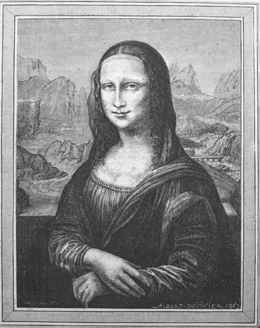  Изображение в остаряла френска книга от 1870 година. 