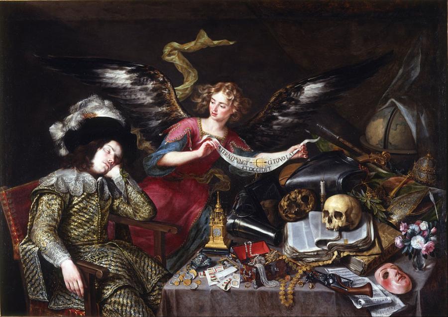 Сънят на рицаря, худ. Антонио де Переда, 1655