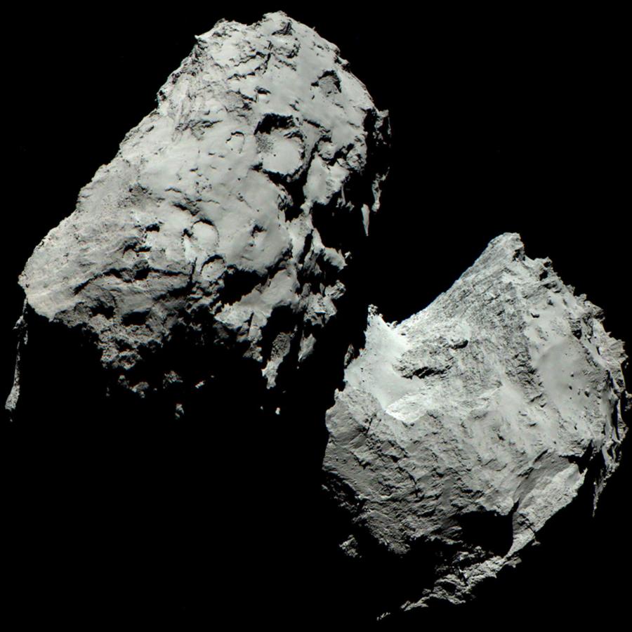 Кометата 67Р, снимана от Rosetta снимка: Wikipedia