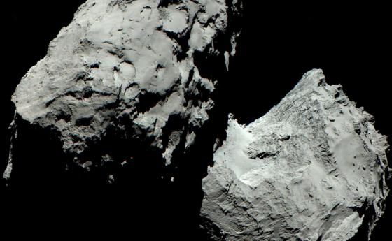 Зимен пейзаж от комета