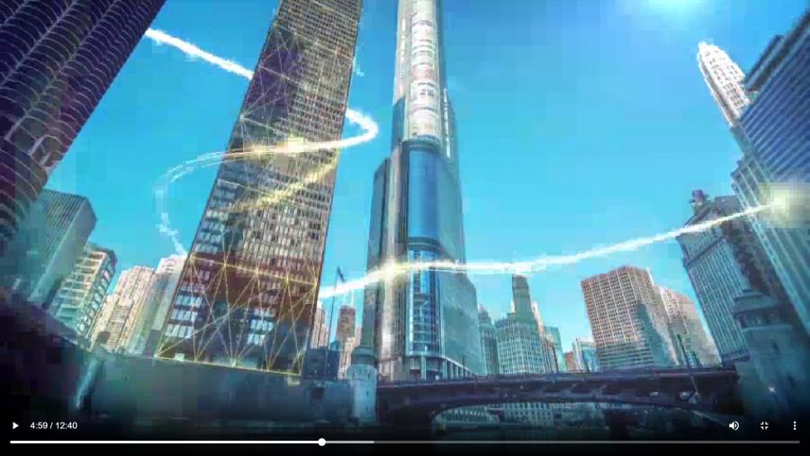 Кадър от рекламния клип на Китайската академия на науките