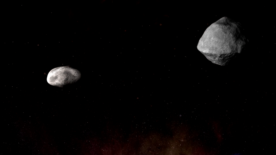 Космическият кораб на НАСА DART който ще тества двойно астероидно