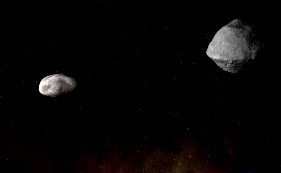 Космическият кораб DART снима астероида, в който скоро ще се разбие