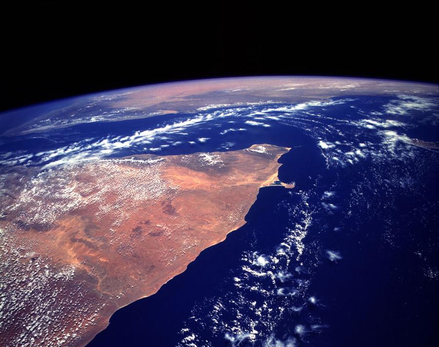 Африканският рог, снимка: НАСА