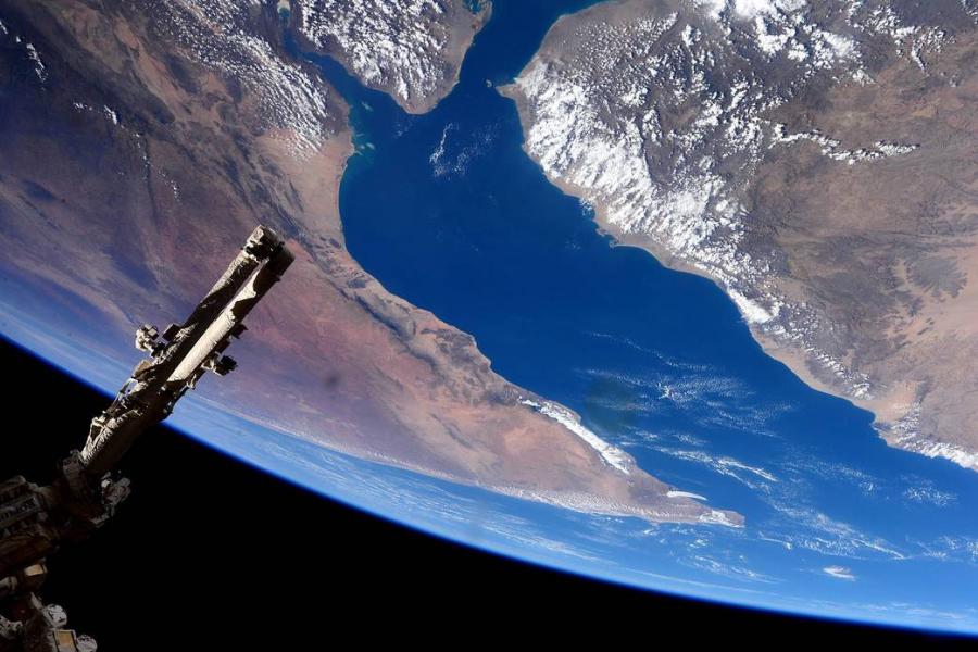 Аденския залив и Африканския рог, снимани от МКС, 2015 г., снимка: NASA