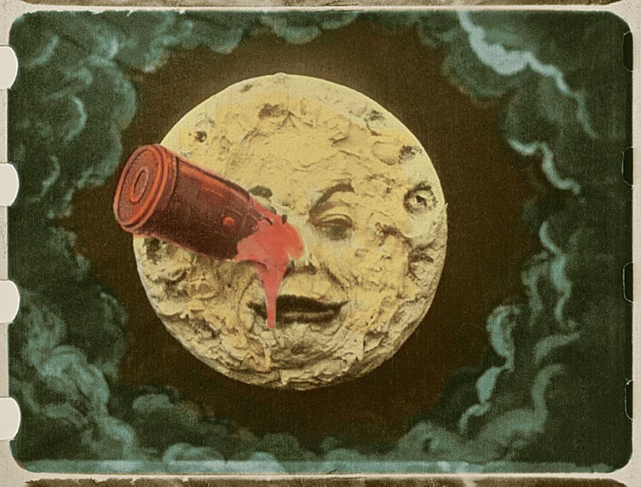 Кадър от филма на Жорж Мелиес Le voyage dans la lune, 1902, снимка: Wikimedia.org