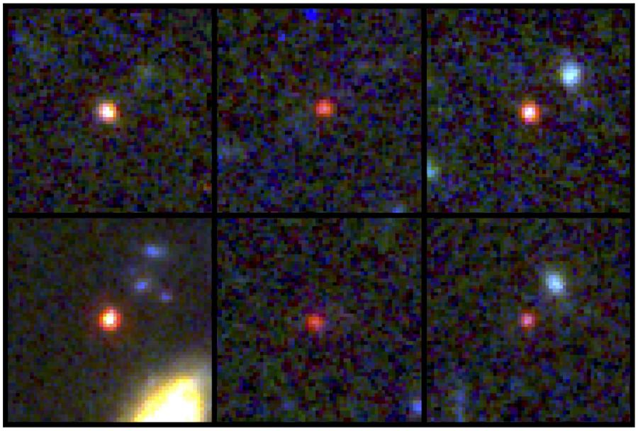Шест далечни галактики открити в ранните изображения на космическия телескоп