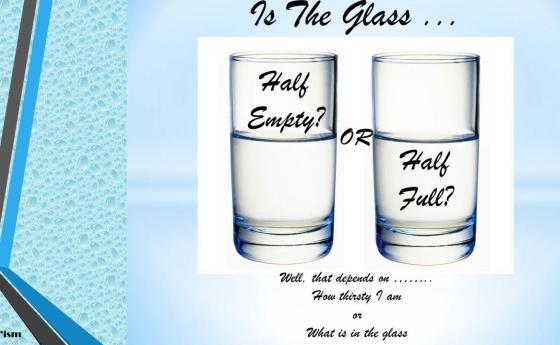 15 гледни точки за пълно-празната чаша