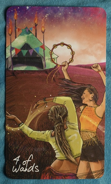 Четворка Жезли – карта Таро за 13 ноември