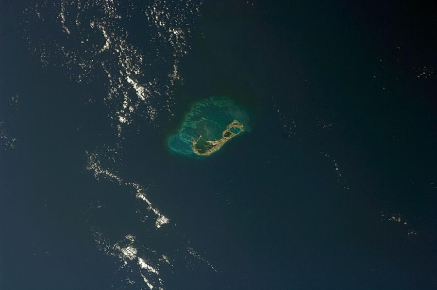 Архипелагът, сниман от МКС, снимка: NASA, обществено достояние