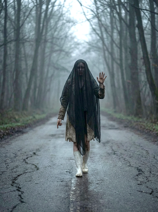 Жената с черния воал и жълтите нокти