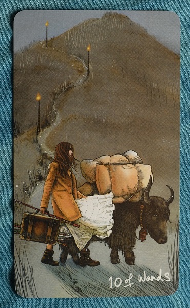 Десетка Жезли – карта Таро за 31 декември