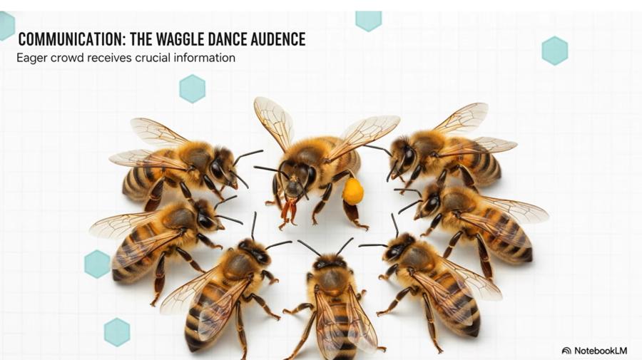 Стоп кадър от Explaining the audience effect in dancing bees, Youtube, James Nieh