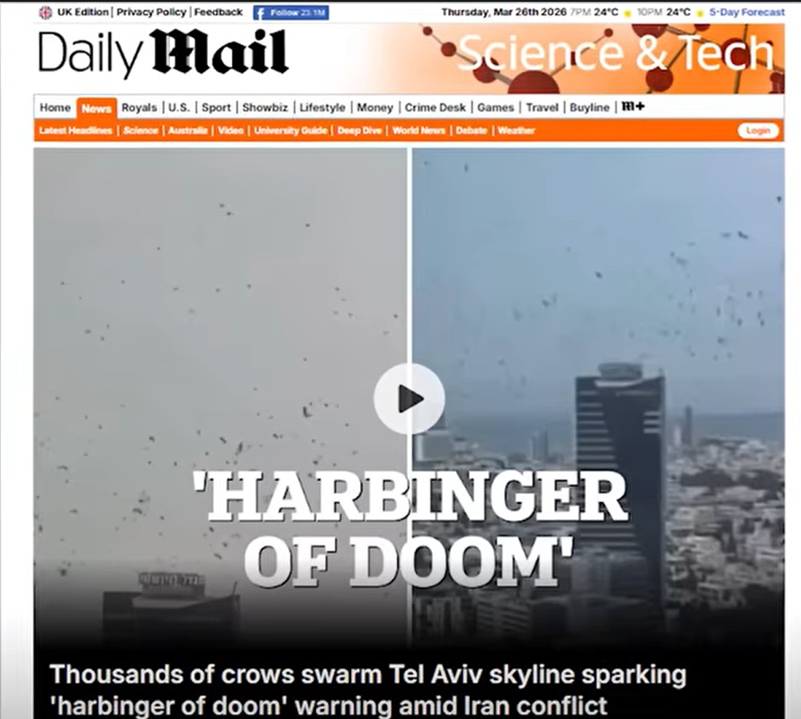 Стоп кадър от видеото в Daily mail