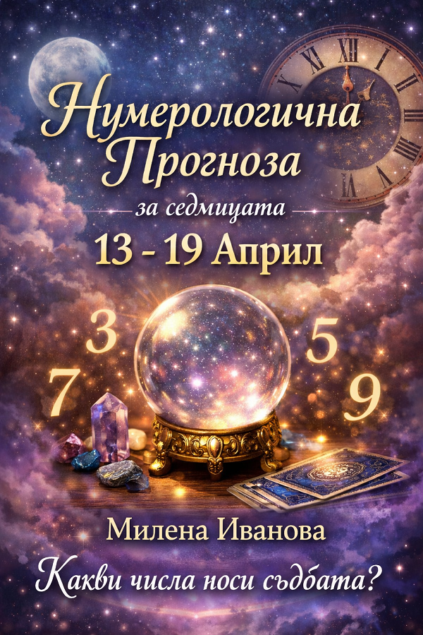 Седмична нумерологична прогноза - 13 до 19 април