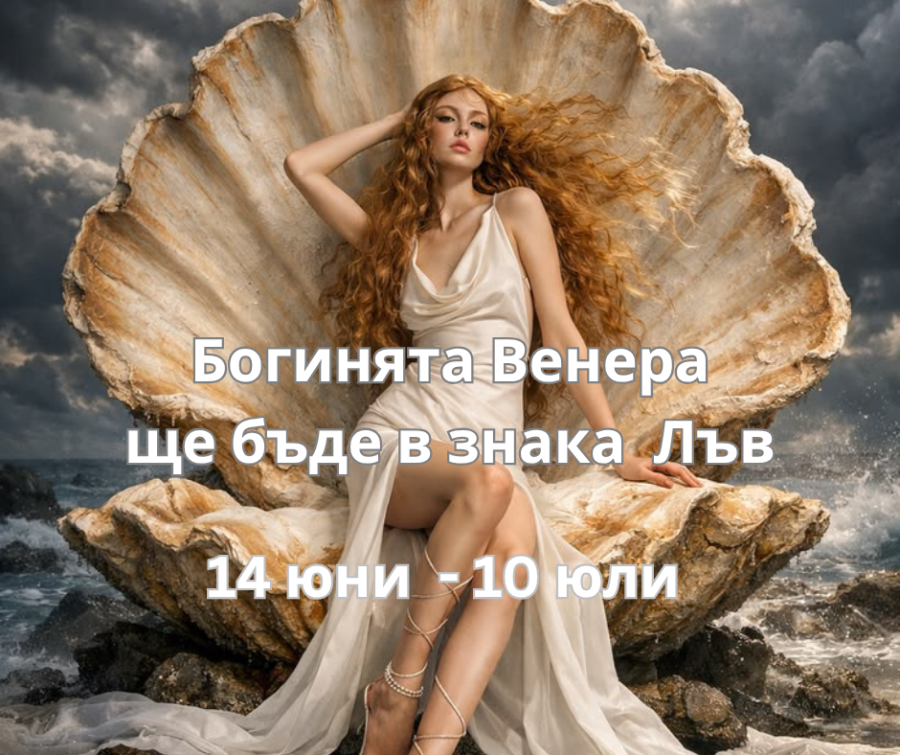 Венера в Лъв 14 юни – 10 юли